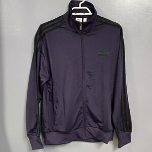 Adidas Firebird TT Women's Dark Purple Track Jacket Size M